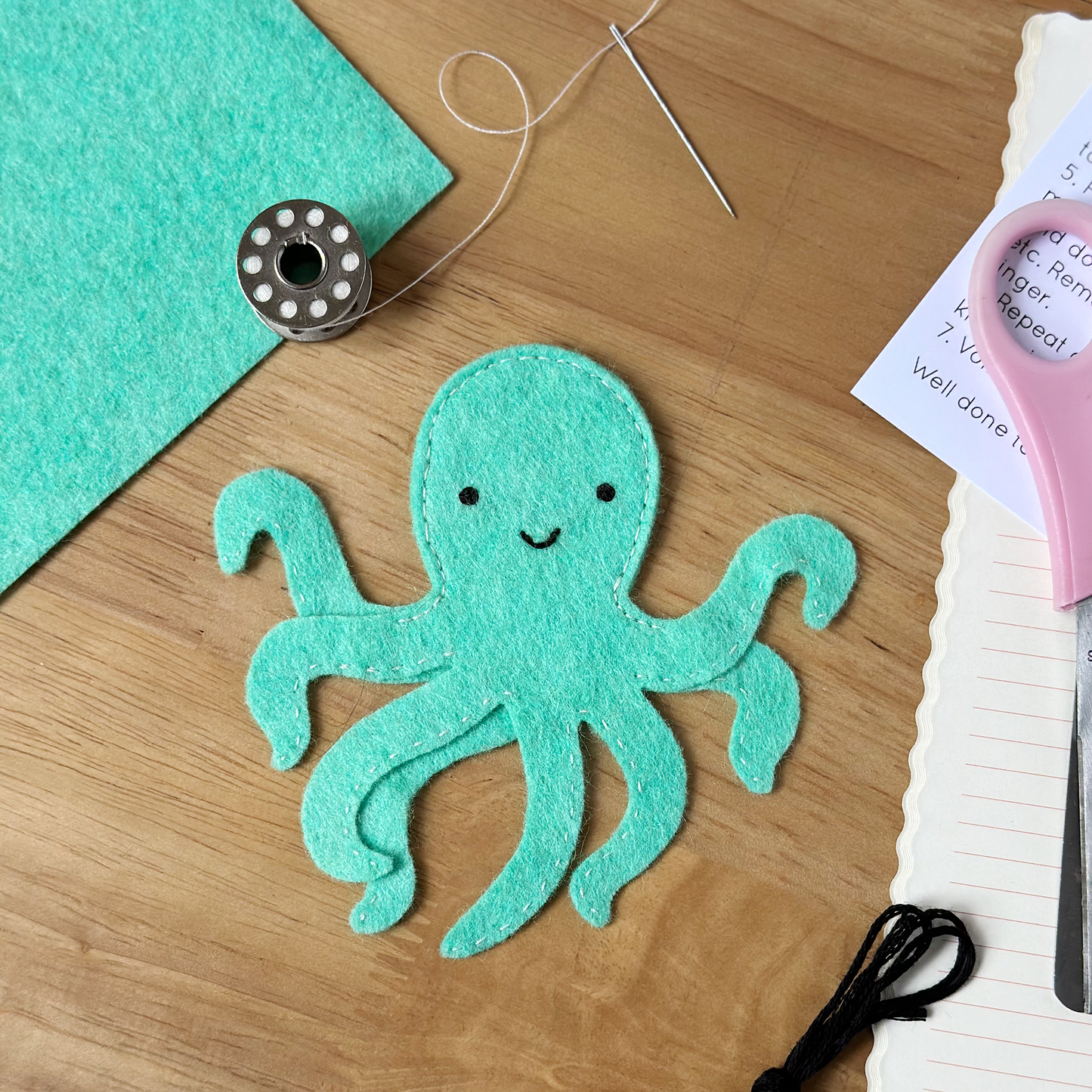 Octopus Finger Puppet Craft Kit