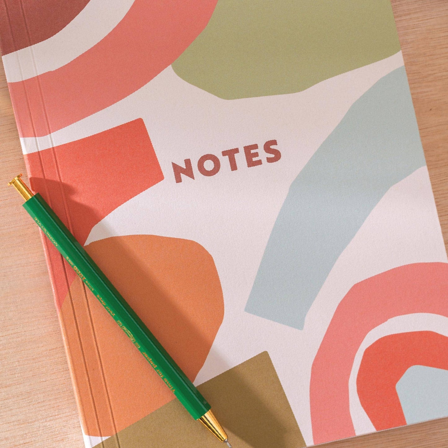 A5 Lay Flat Notebook Sustainably Made | Boho Paper Shapes