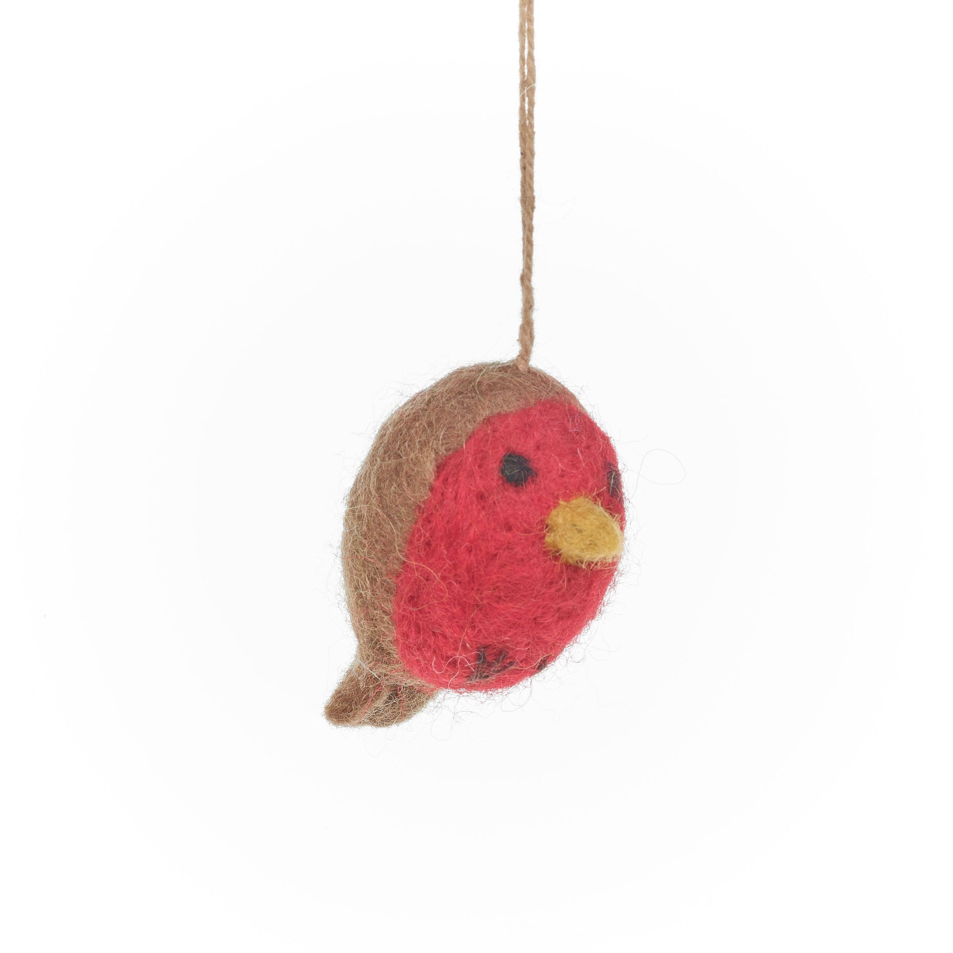 Felt Robin  hanging decoration