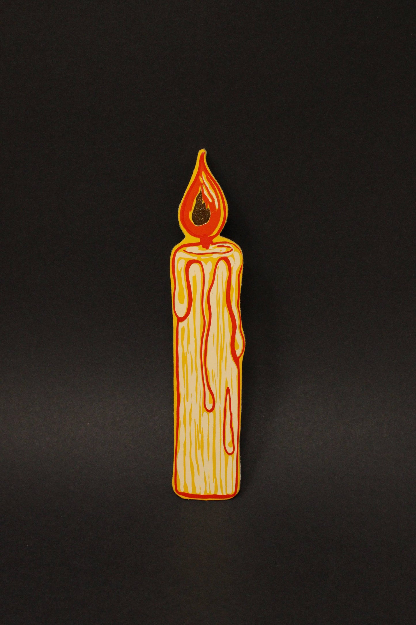 Candle Bookmark - Turquoise