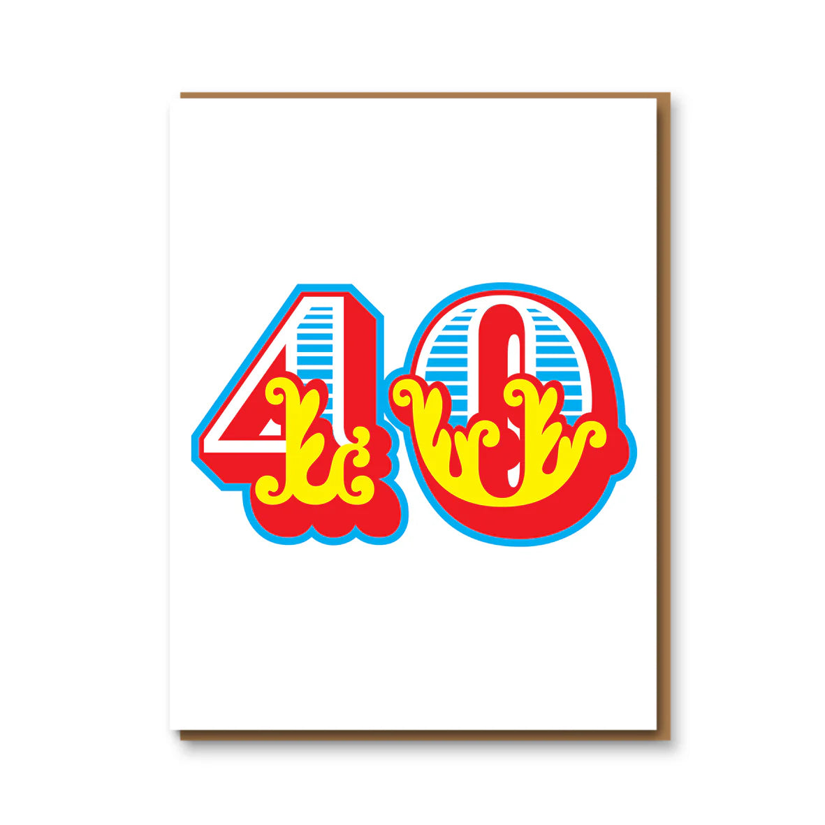 Big Top 40 Greeting Card