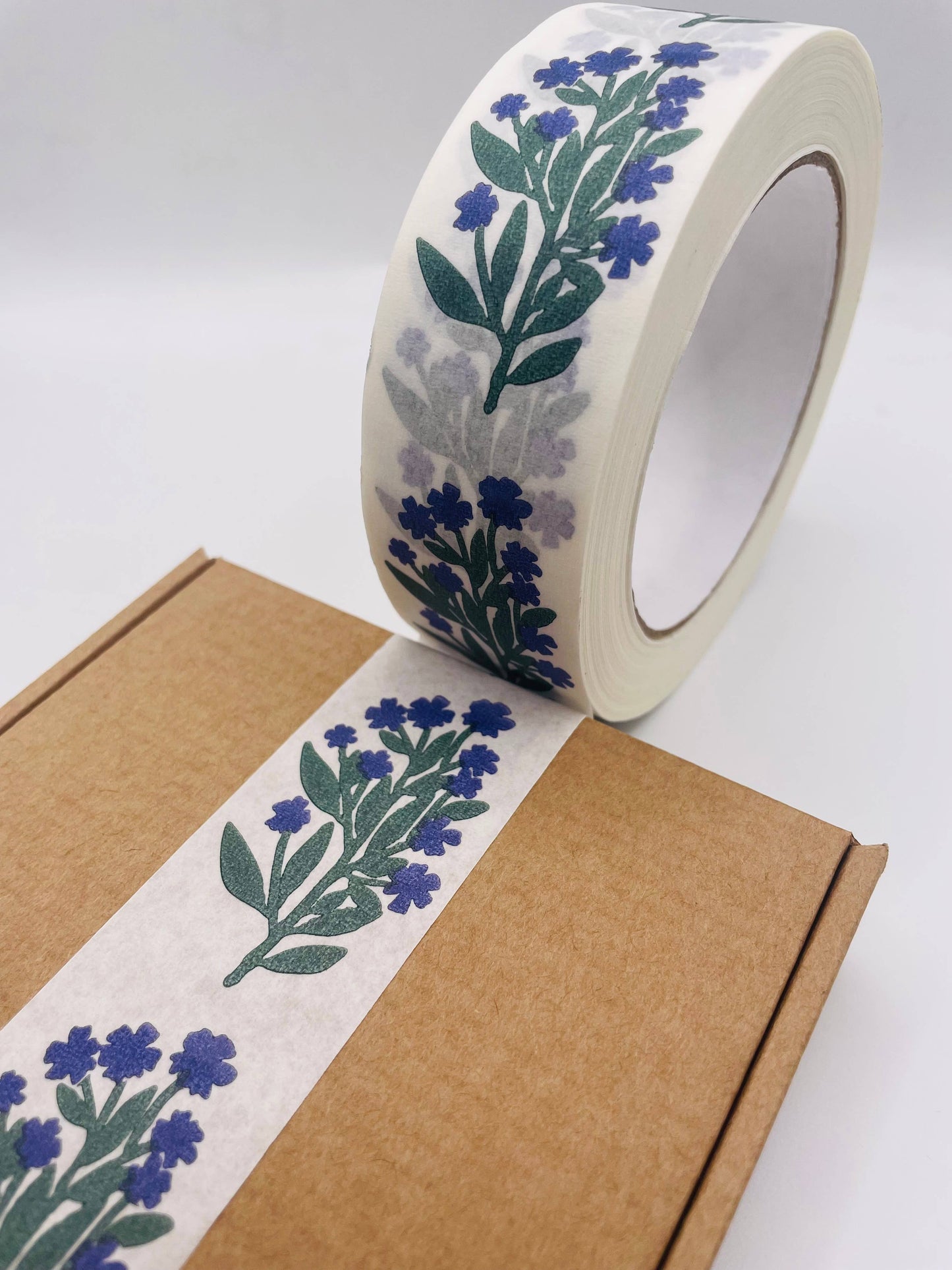 Blue Wildflower Paper Tape 36mm x 50m