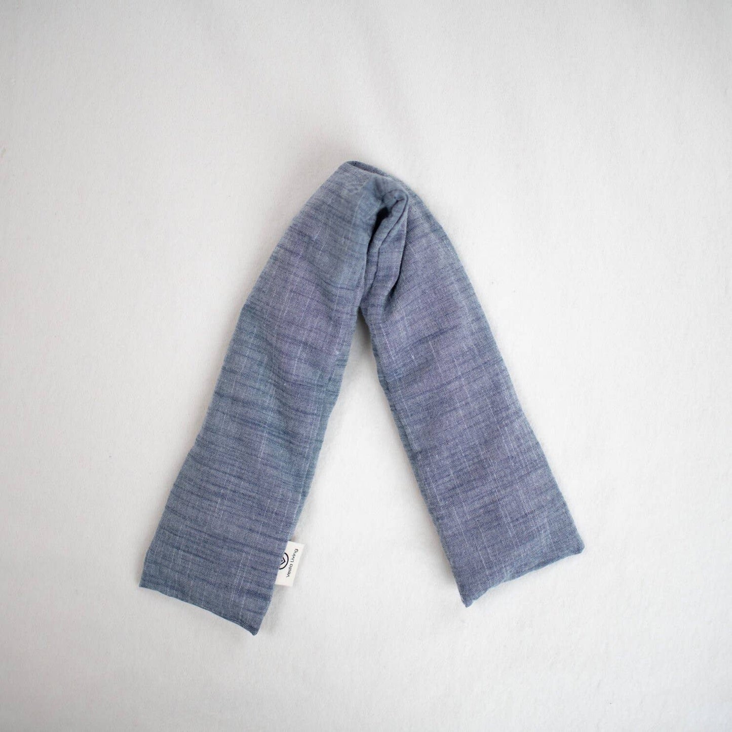 Barley Filled Organic Cotton Neck Warmer Denim Chambray.