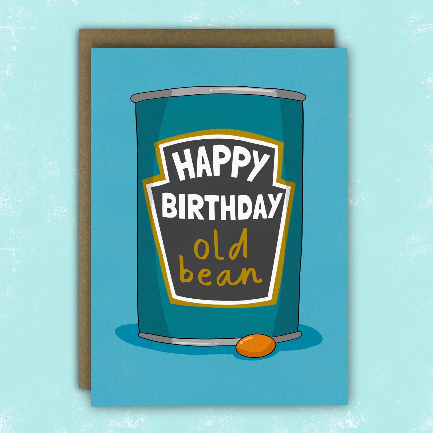 Old Bean Baked Bean Card Funny Birthday Card