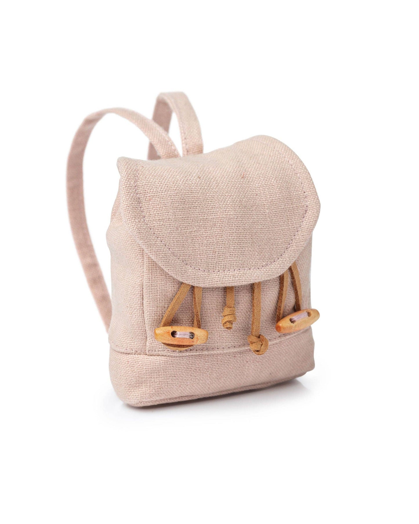 Tiny linen rucksack that Elsie the Elephant  comes with.