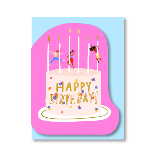 Circus Cake Greeting Card