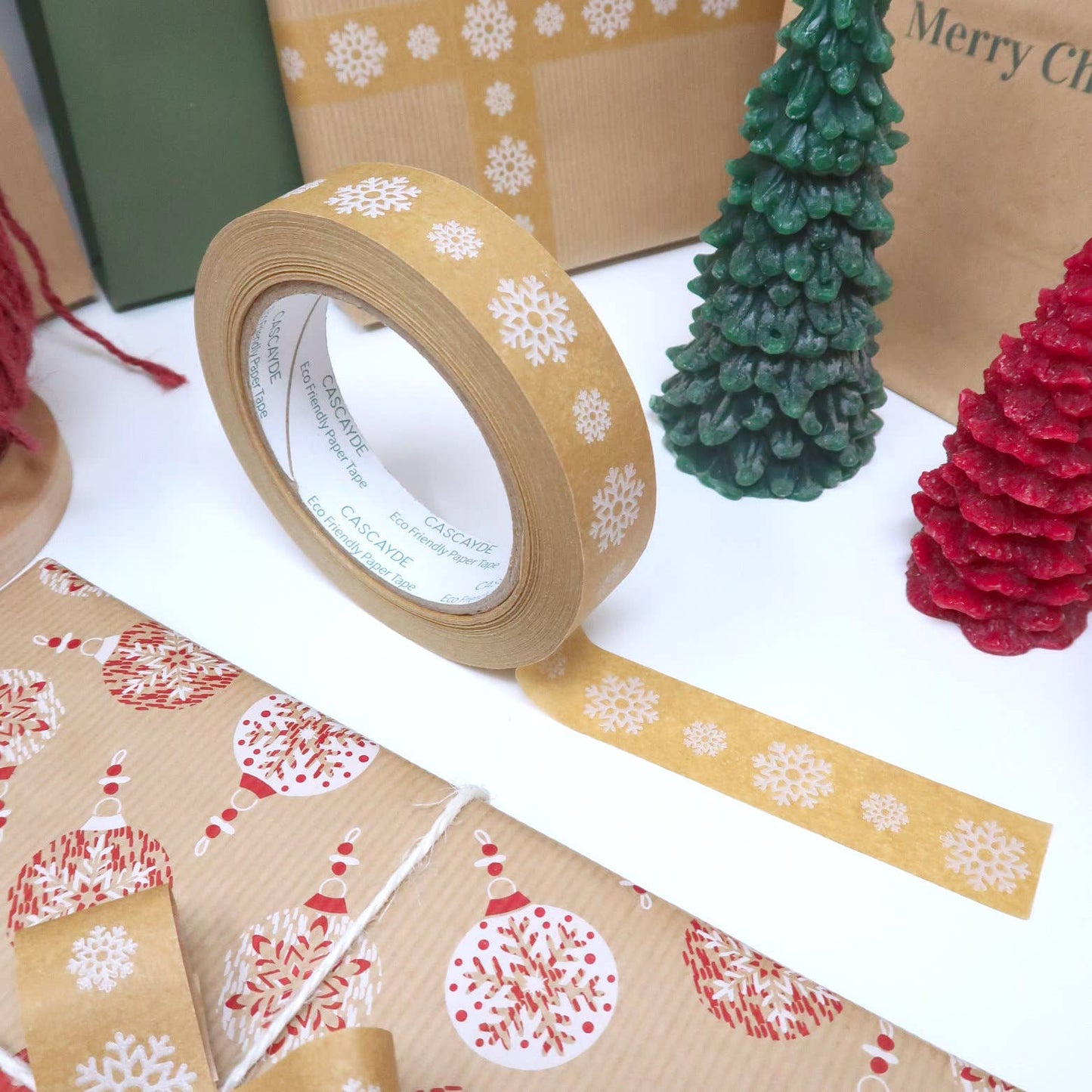 Snowflake Eco Friendly Paper Tape