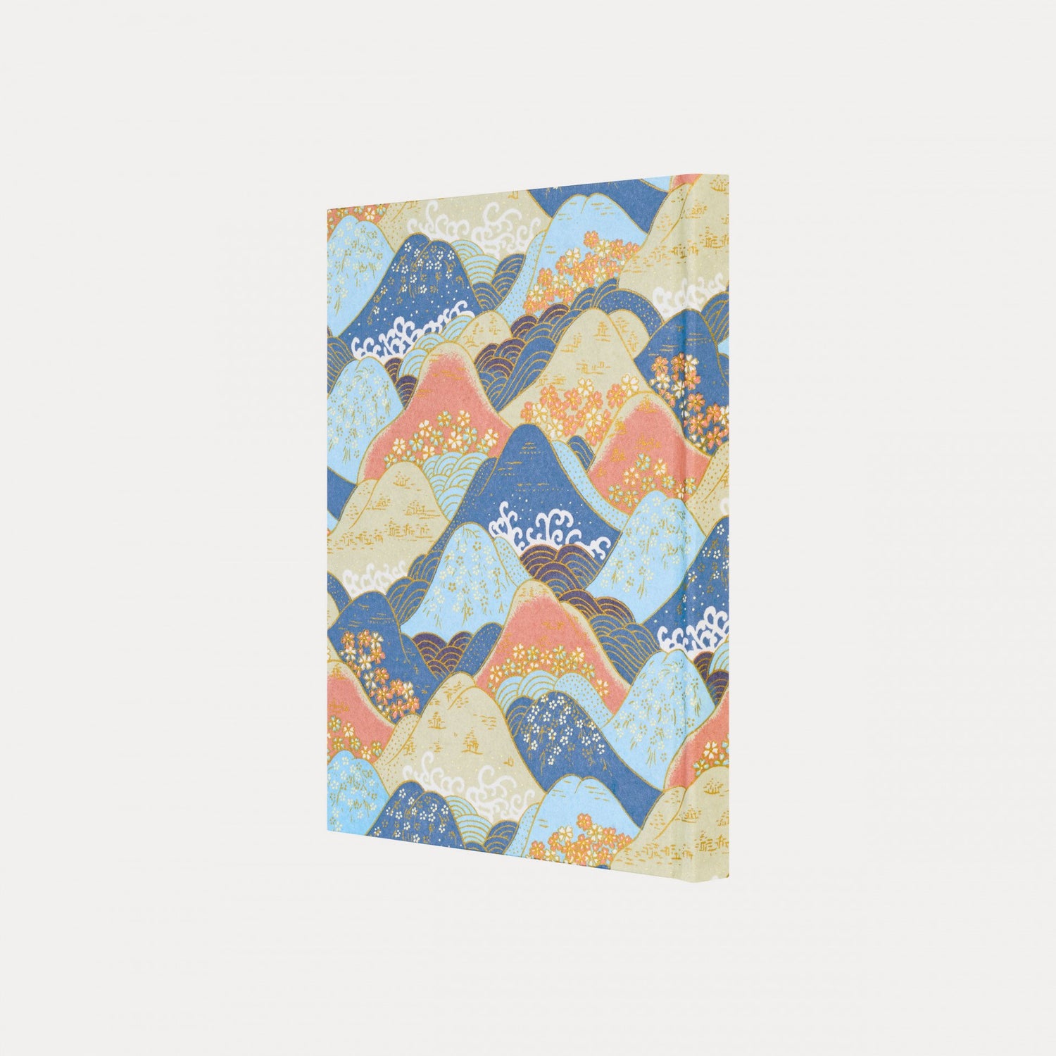 Rolling Hills Notebook  in Blue & Peach