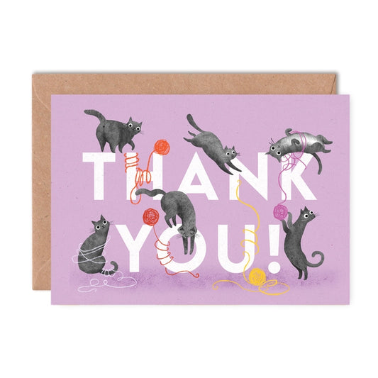 Thank You Cats Greeting Card