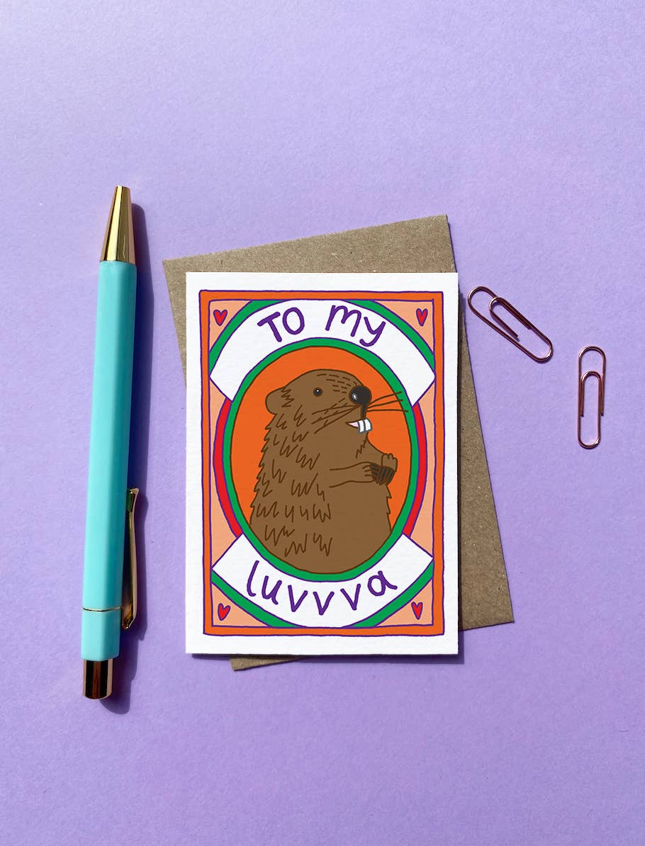 To My Luvvva! Mini Card