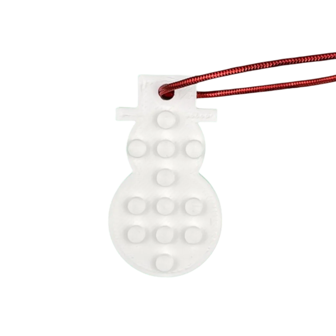 Tiny Brick Compatible Decoration - Snowman, Gingerbread or Christmas Tree