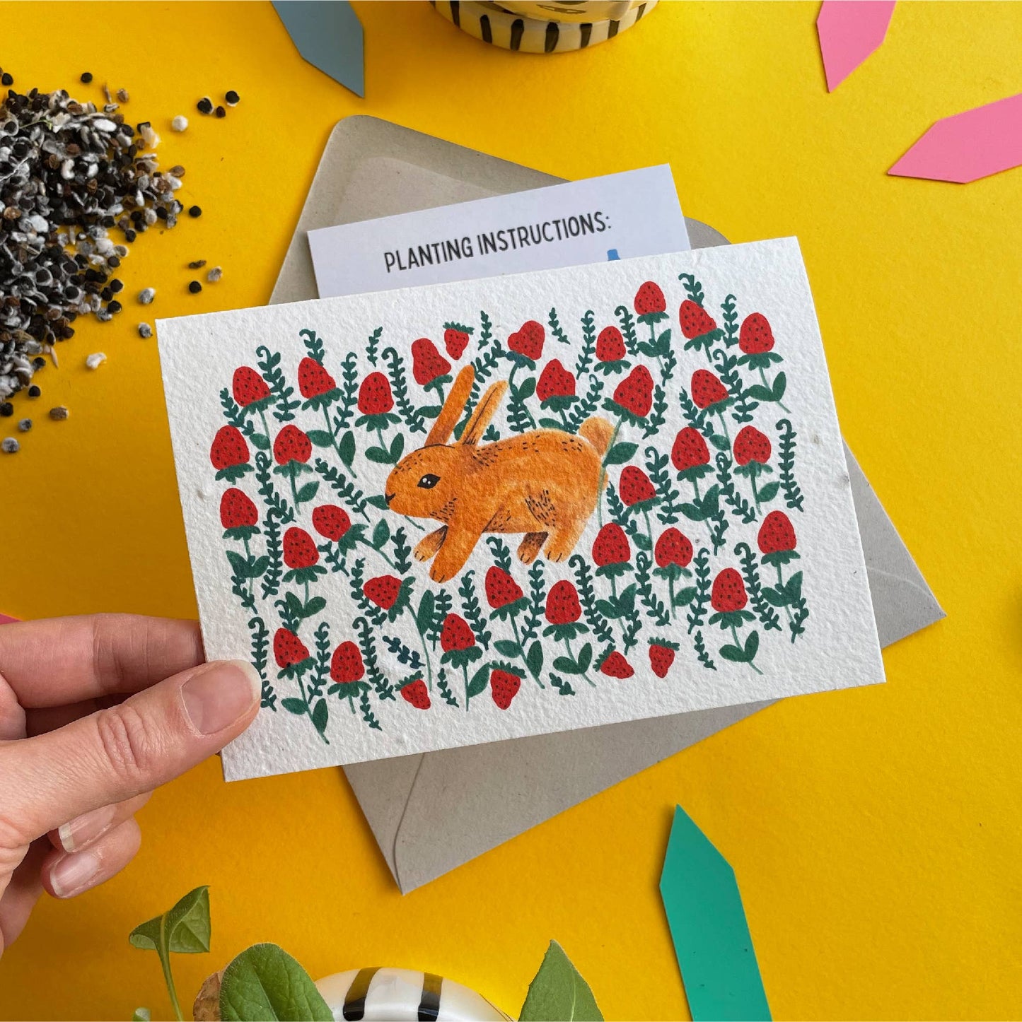 The Strawberry Patch Plantable Card