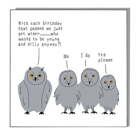 Wise Owl Card