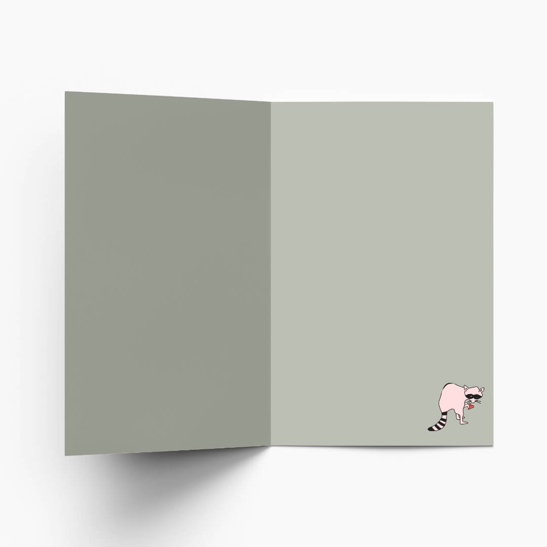 Sneaky bandit! you stole my heart Greeting Card