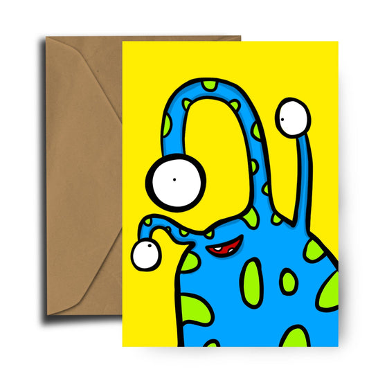 Ivy the Monster Greeting Card