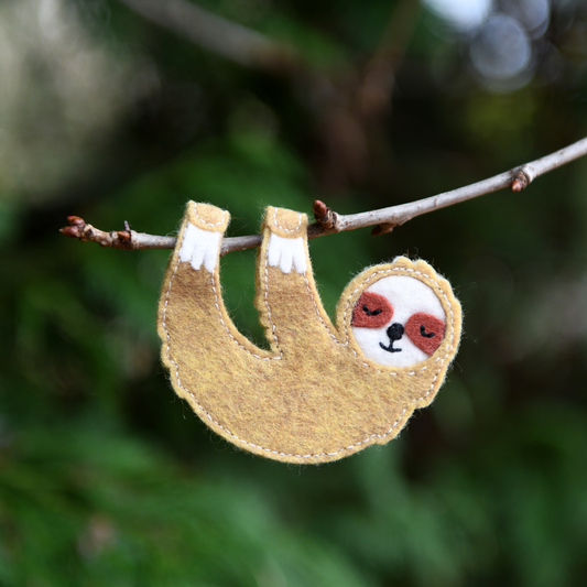 Sloth Finger Puppet Felt Craft Kit