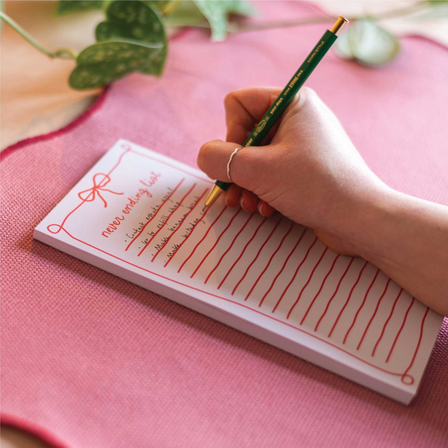 To Do List Pad Sustainably Made Never Ending