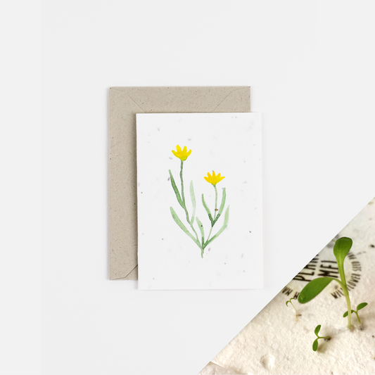 Dandelion Plantable Notecard