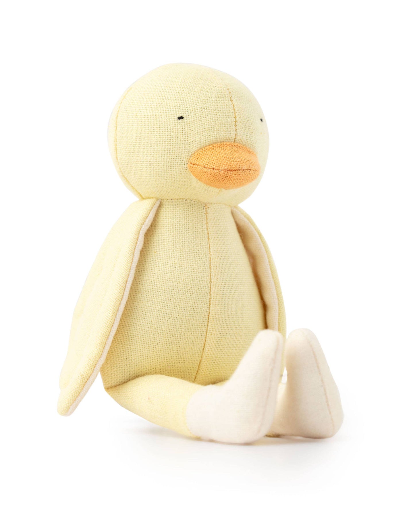 Meet Charlie the Chick, a delightful bundle of silliness that can often be found causing trouble in unexpected places. Designed with a dash of mischief and a sprinkle of charm, this little troublemaker is notorious for searching for treats and playing endless games of hide and seek.

Materials, care &amp; size Size 22 cm Made with 70% cotton &amp; 30% linen Filled with 100% recycled polyester 