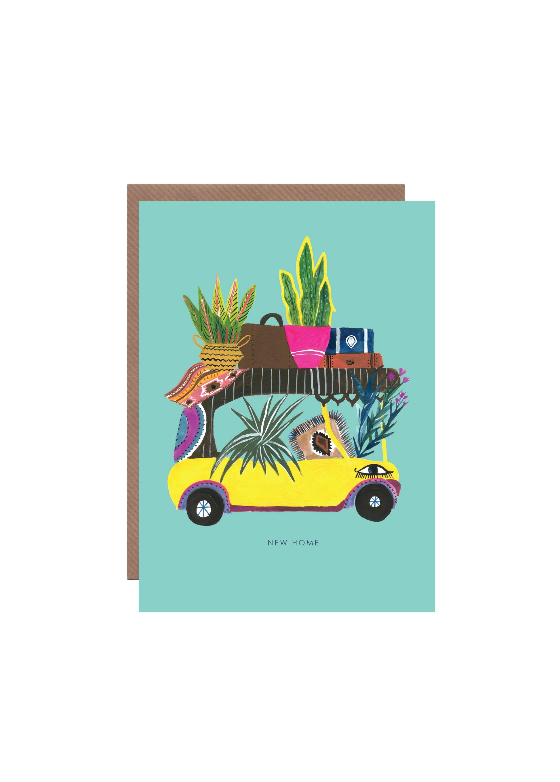 'Tuk Tuk New Home' Greetings Card