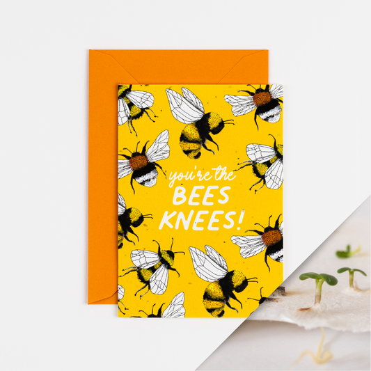 You're The Bees Knees Plantable Card