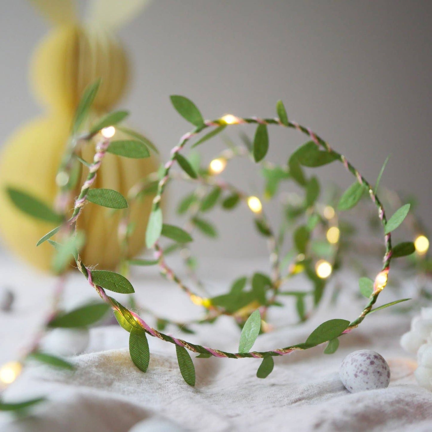 Green Leaf Fairy Light String