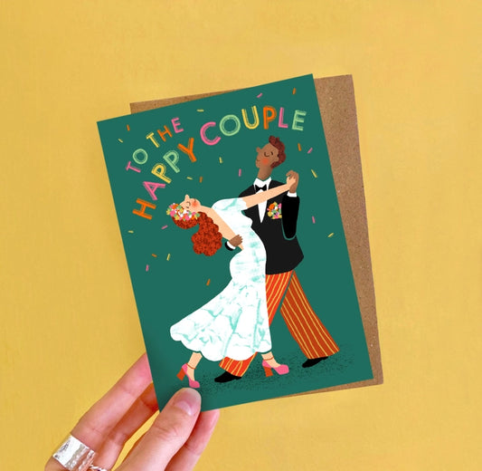 To The Happy Couple Greeting Card