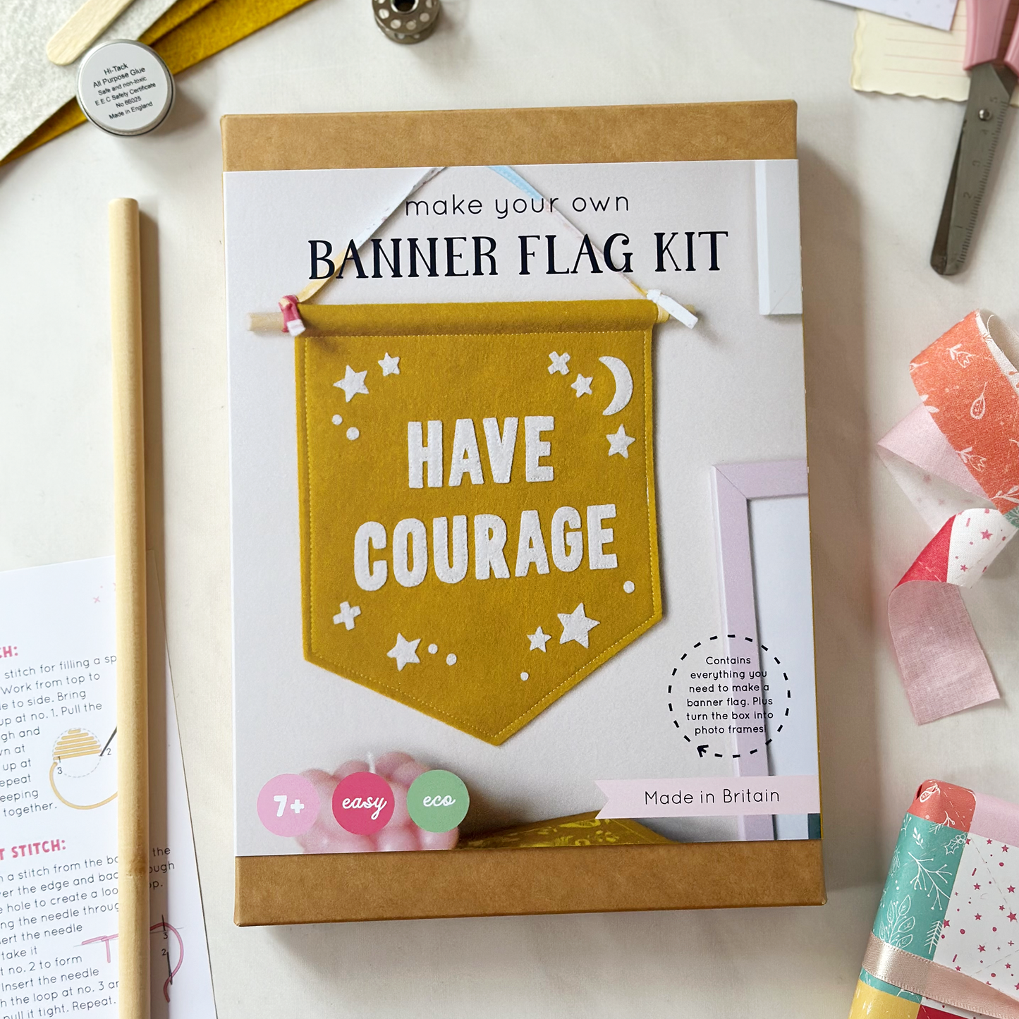 Have Courage Positivity Banner Craft Kit