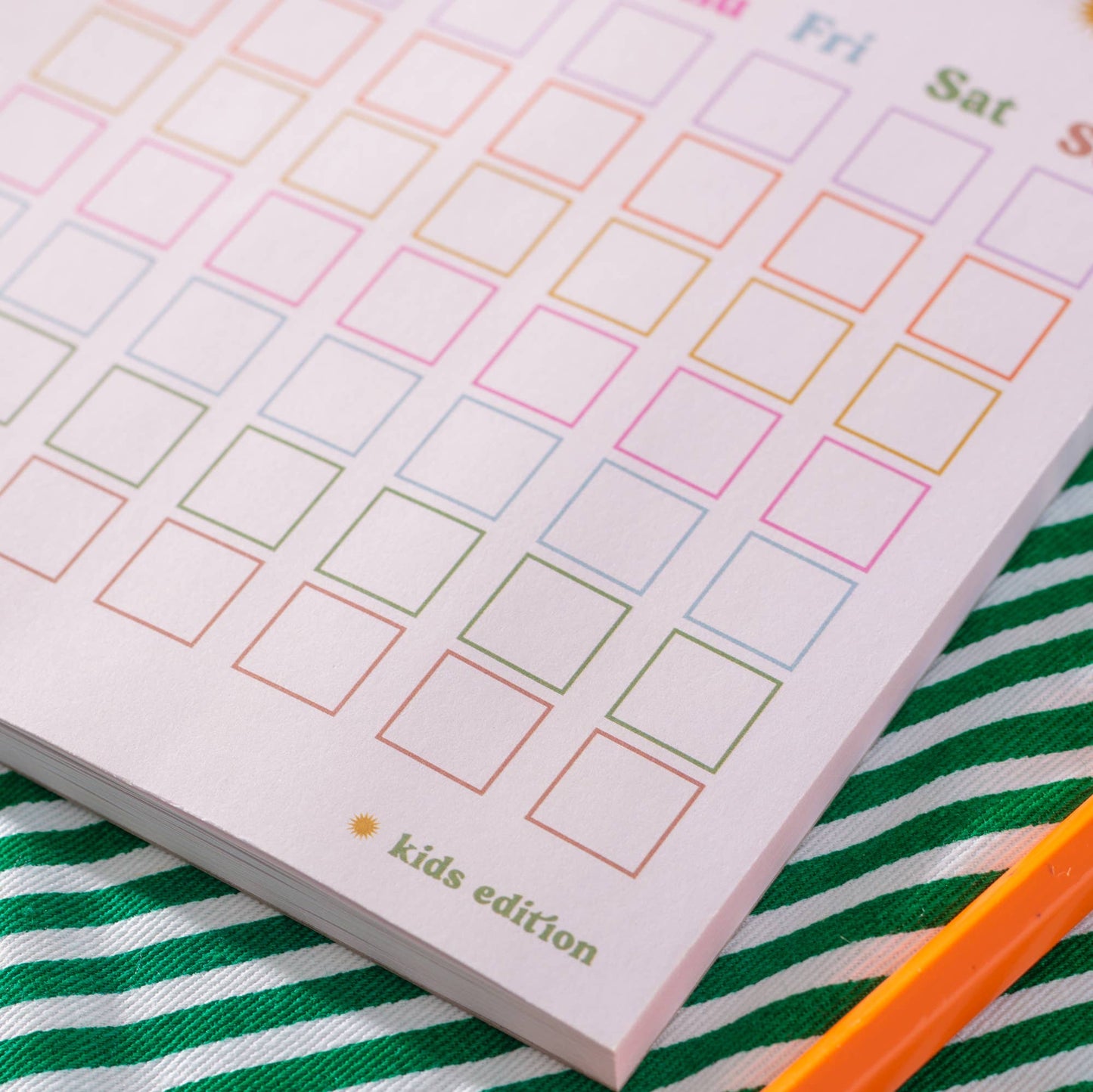 A5 Kids Weekly Planner Pad | Things I need to remember this