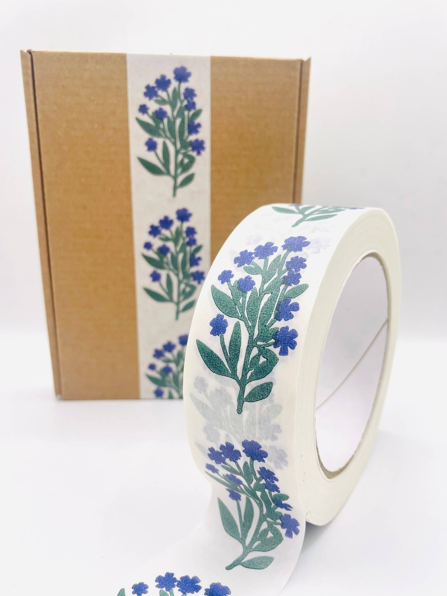 Blue Wildflower Paper Tape 36mm x 50m