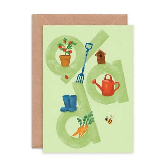 Gardening Dad Father's Day Card