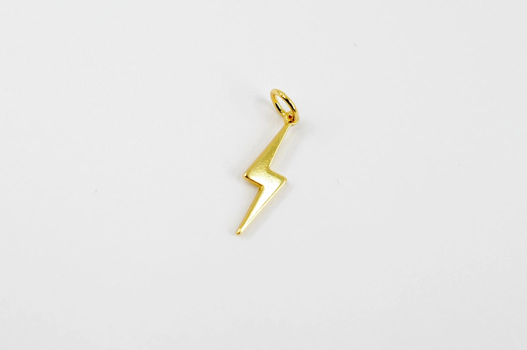 Gold-plated Lightning Bolt pendant