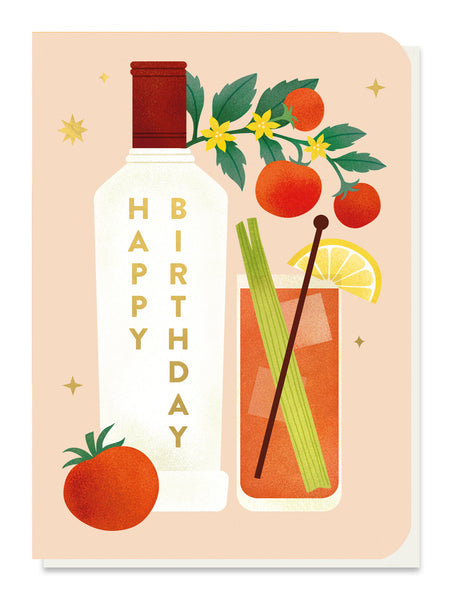 Bloody Mary Birthday Seed Card