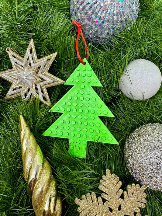 Made Happy Christmas Tree Decoration. These Christmas hanging silhouettes would be a fantastic addition to your tree. Why not add eyes, a scarf and decoration to the hat with bricks and dots to personalise them? A fun and mindful activity for both children and adults alike! 