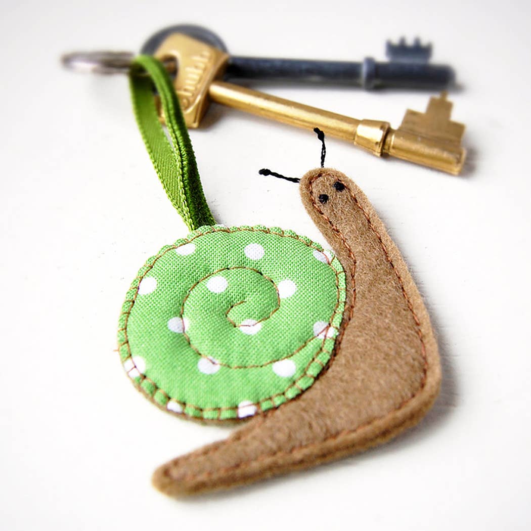 Make Your Own Snail Keyring Craft Kit