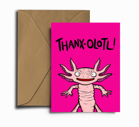 Thanx-alotl! Thank You Card