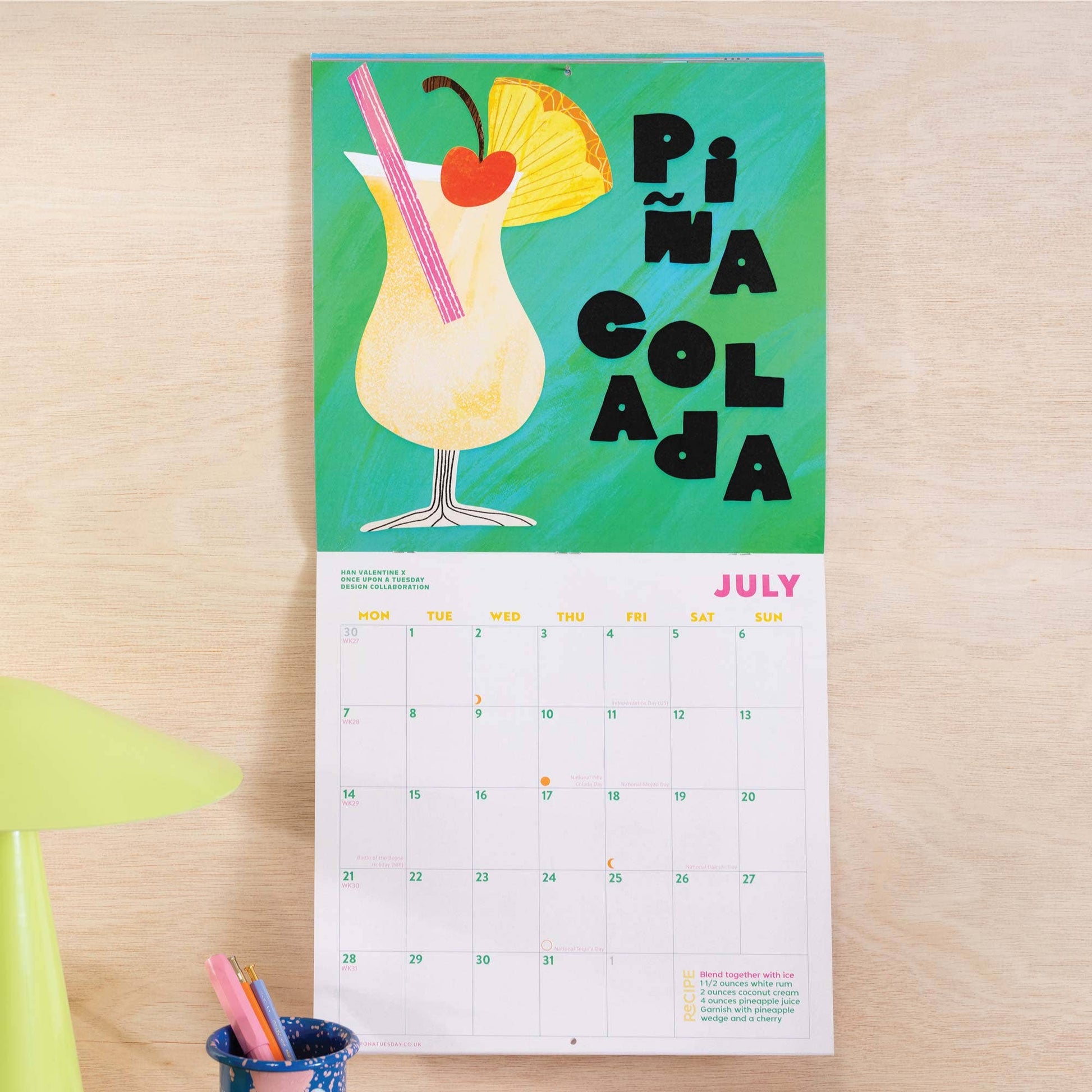 2025 Calendar Cocktail Recipes Sustainably Made