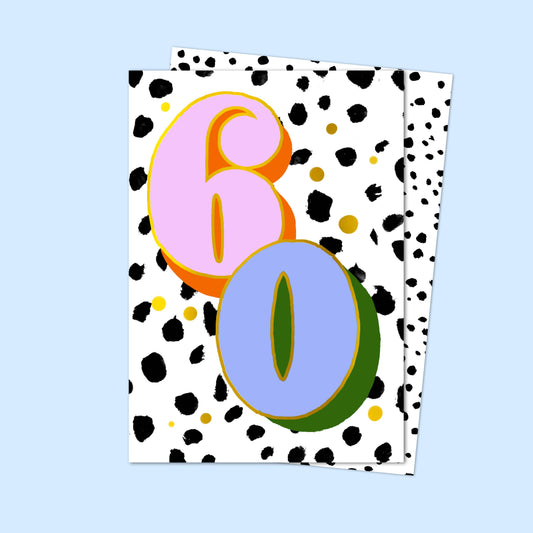 Age 60 Birthday Card