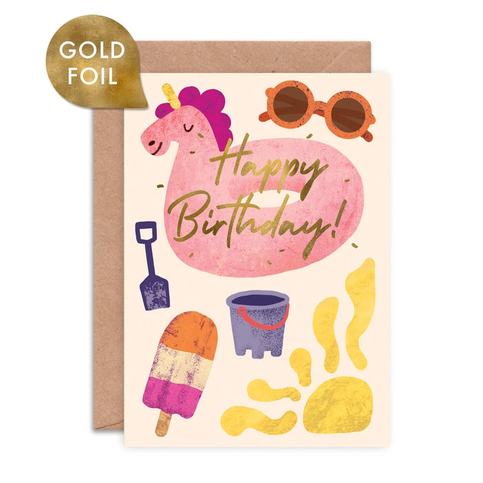 Pack of 6 Illustrated foiled greeting cards by Emily Nash Illustration. - Six hobby themed birthday greeting cards, presented in a high quality branded presentation box.