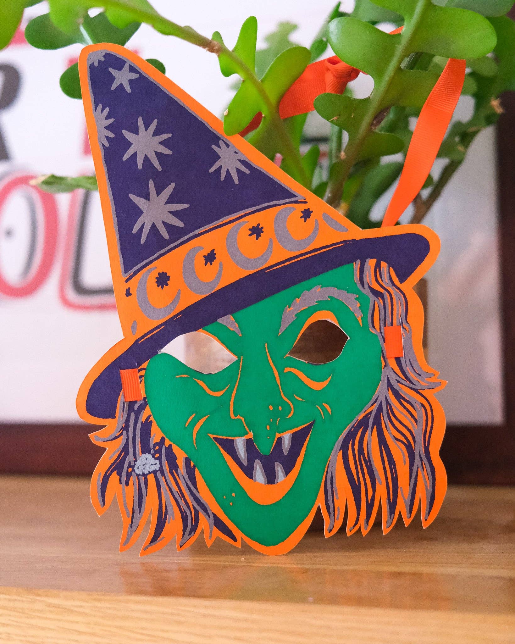 Witch Thick Cotton Paper Mask