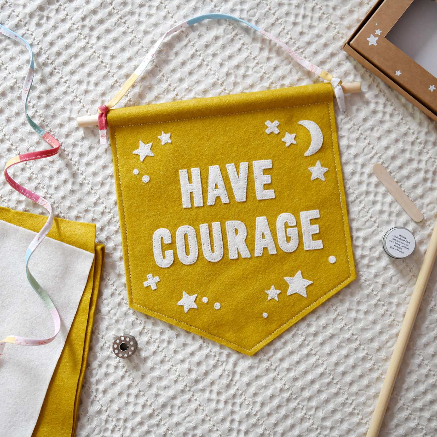 Have Courage Positivity Banner Craft Kit