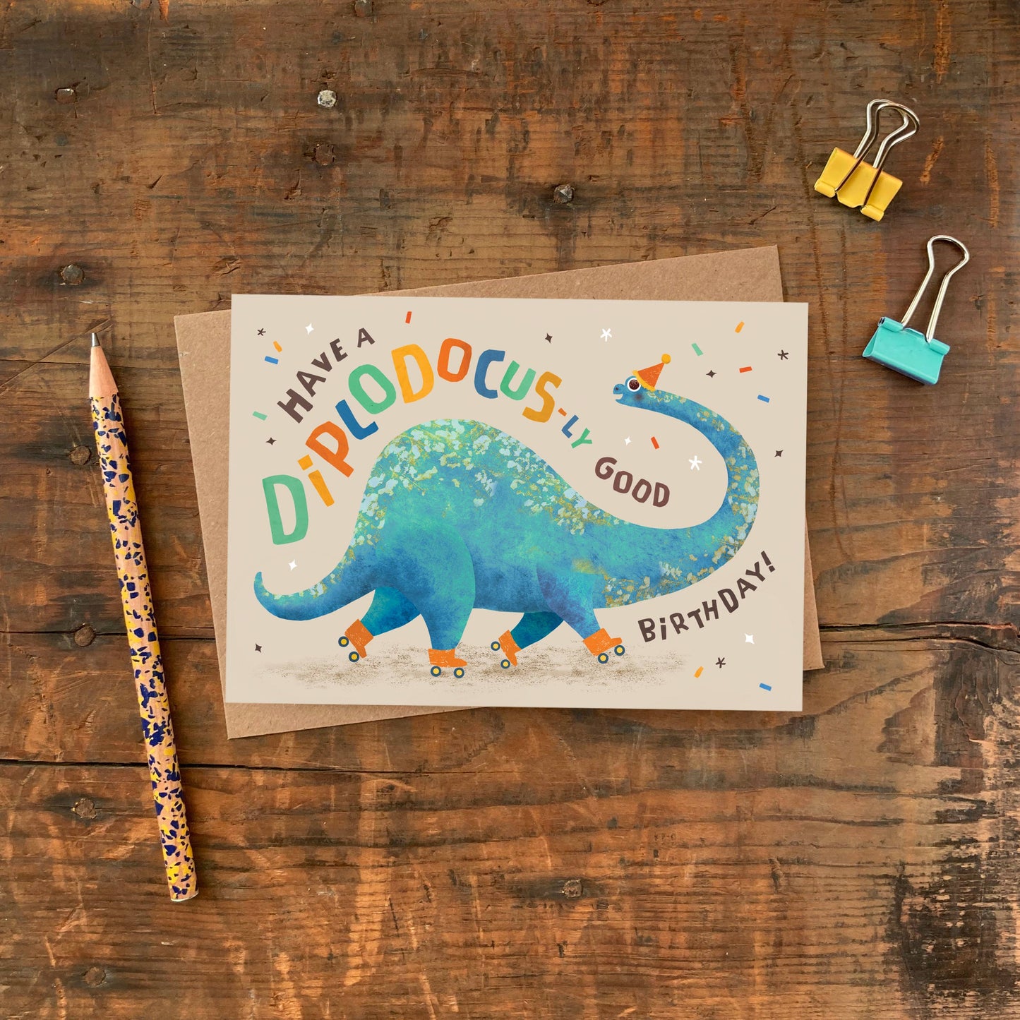 Diplodocus-ly Good Birthday Card