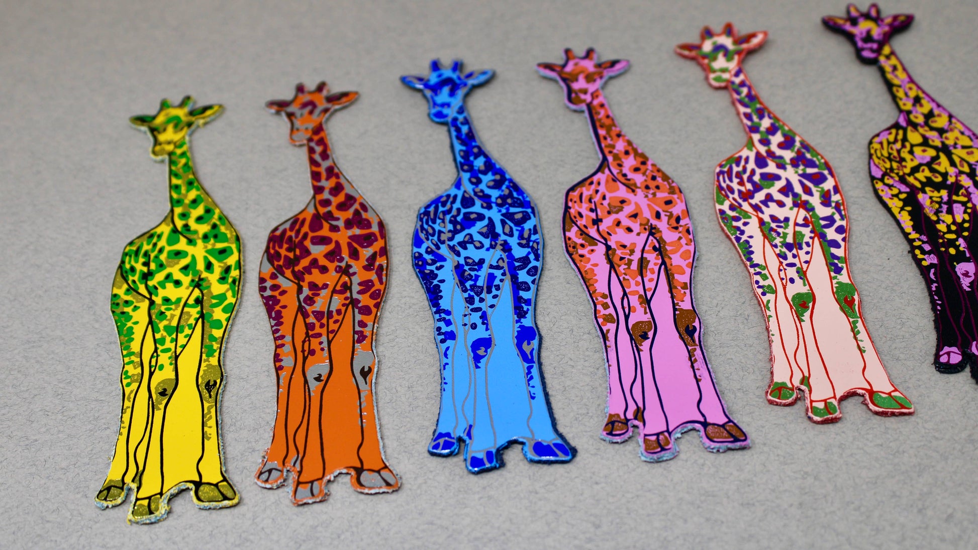 Giraffe Leather Bookmark