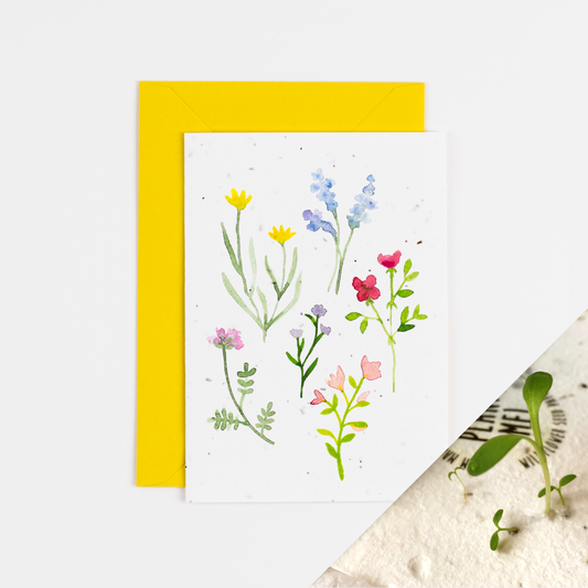 Wildflowers Plantable Card