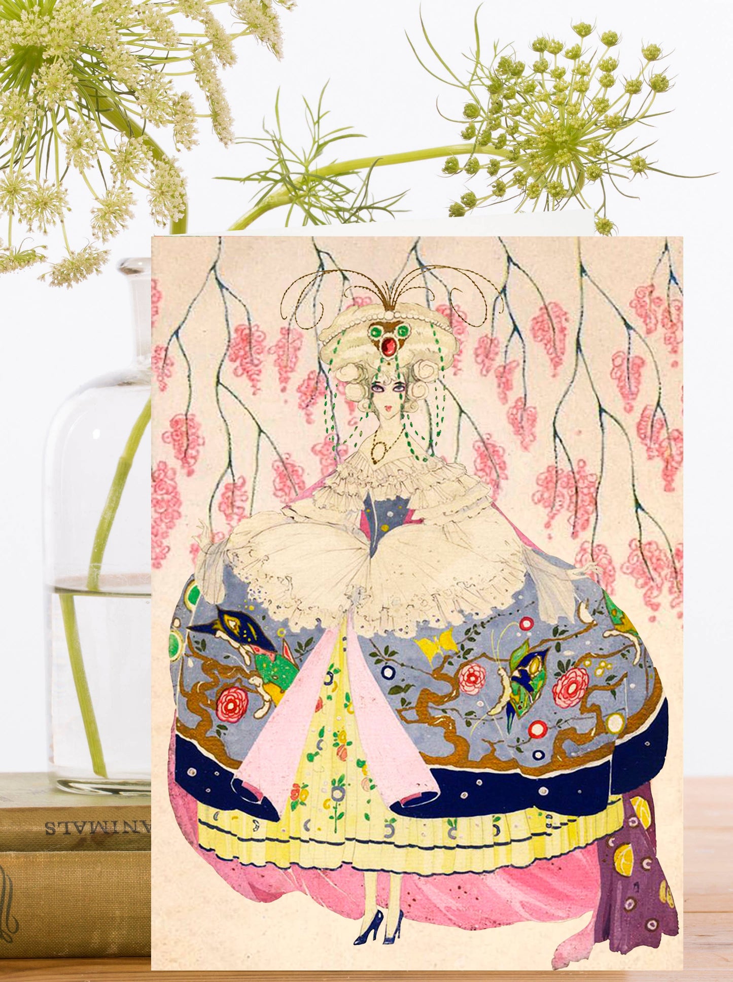 Madame Wisteria Greeting Card