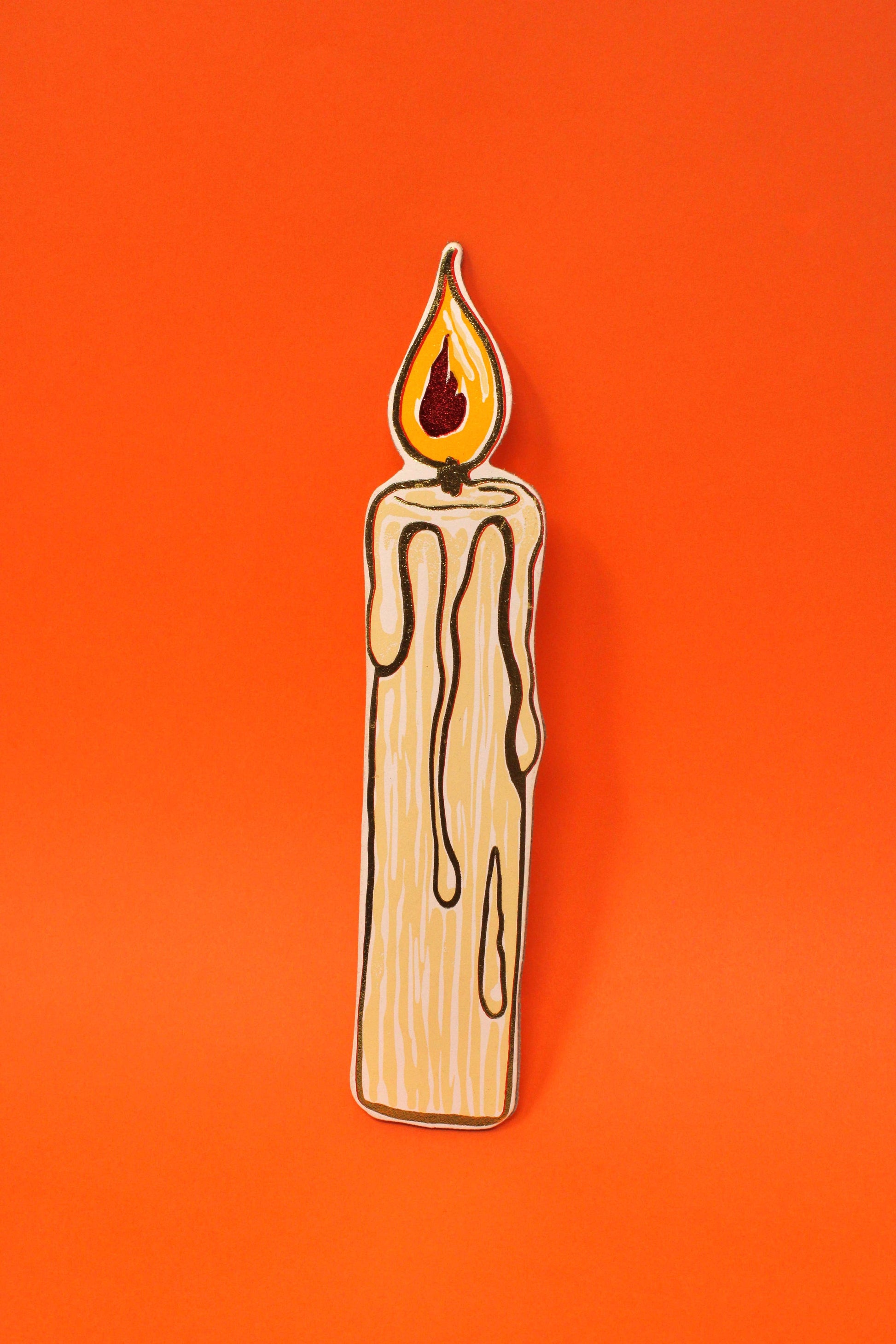 Candle Bookmark - Turquoise