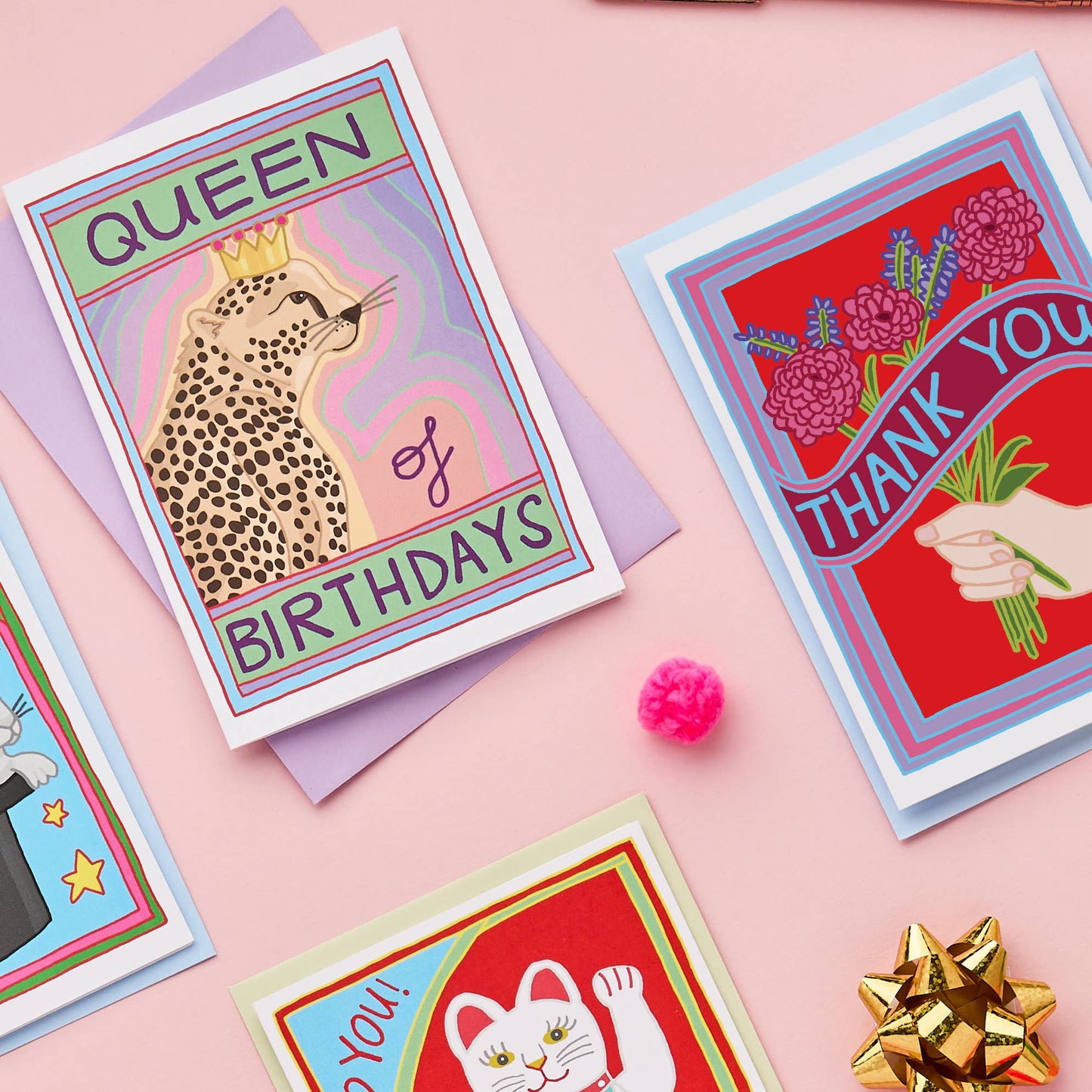 Queen Of Birthdays | Female Birthday Card | Cheetah Card