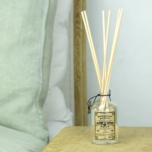 Cucumber and Mint scented reed diffuser