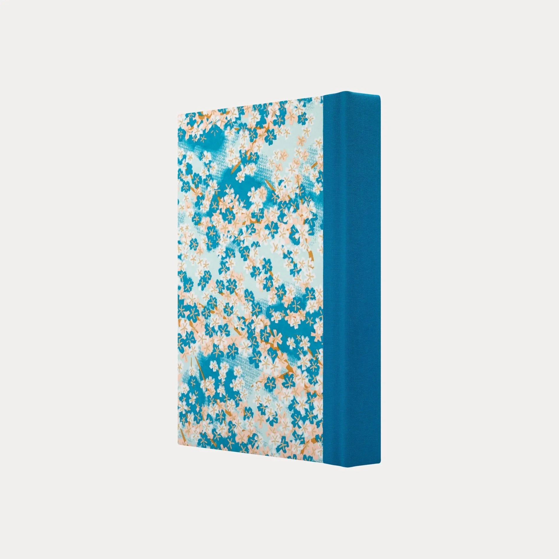 Side view of the diary which features a Hardback cover, silk-screen printed design
Section-sewn binding .