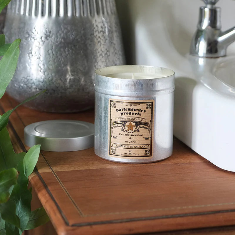 Frankincense & Myrrh Tin Travel Candle